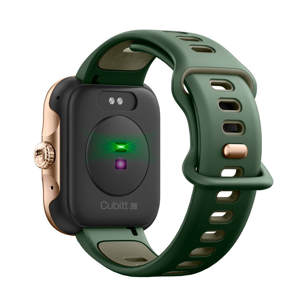 Back. Cubitt - Cubitt VIVA Pro Smartwatch / Fitness Tracker with 1.78" Touch AMOLED Screen - Green.