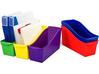Storex Storage Bins, 5/Carton Assorted Colors STX70105U06C - Best Buy