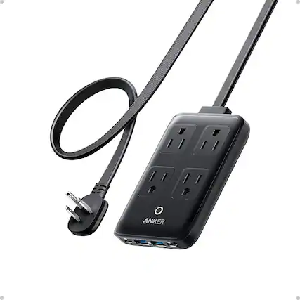 Front. Anker - Anker Charging Station - Black.