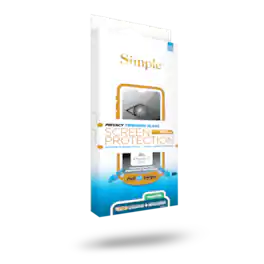 Simple Mobile - Simple Tempered Glass Screen Protection For Iphone 17 Pro (Only) - Clear