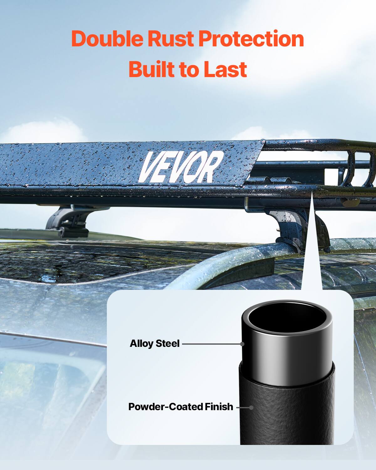 Double Rust Protection Built to Last
VEVOR
Alloy Steel
Powder-Coated Finish