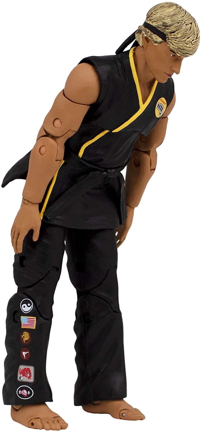 Alt View 10. Icon Heroes - The Karate Kid 6 Inch Action Figure | Johnny Lawrence - Black.