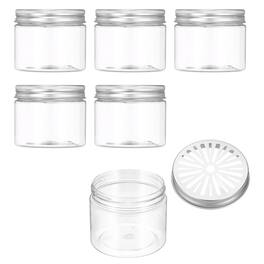 Unique Bargains - Premium Empty Scent Beads Container, Refillable Spice Tin Hollow Lid, 6pcs 5.1oz - For Aromatherapy, Scent, Storage - Clear
