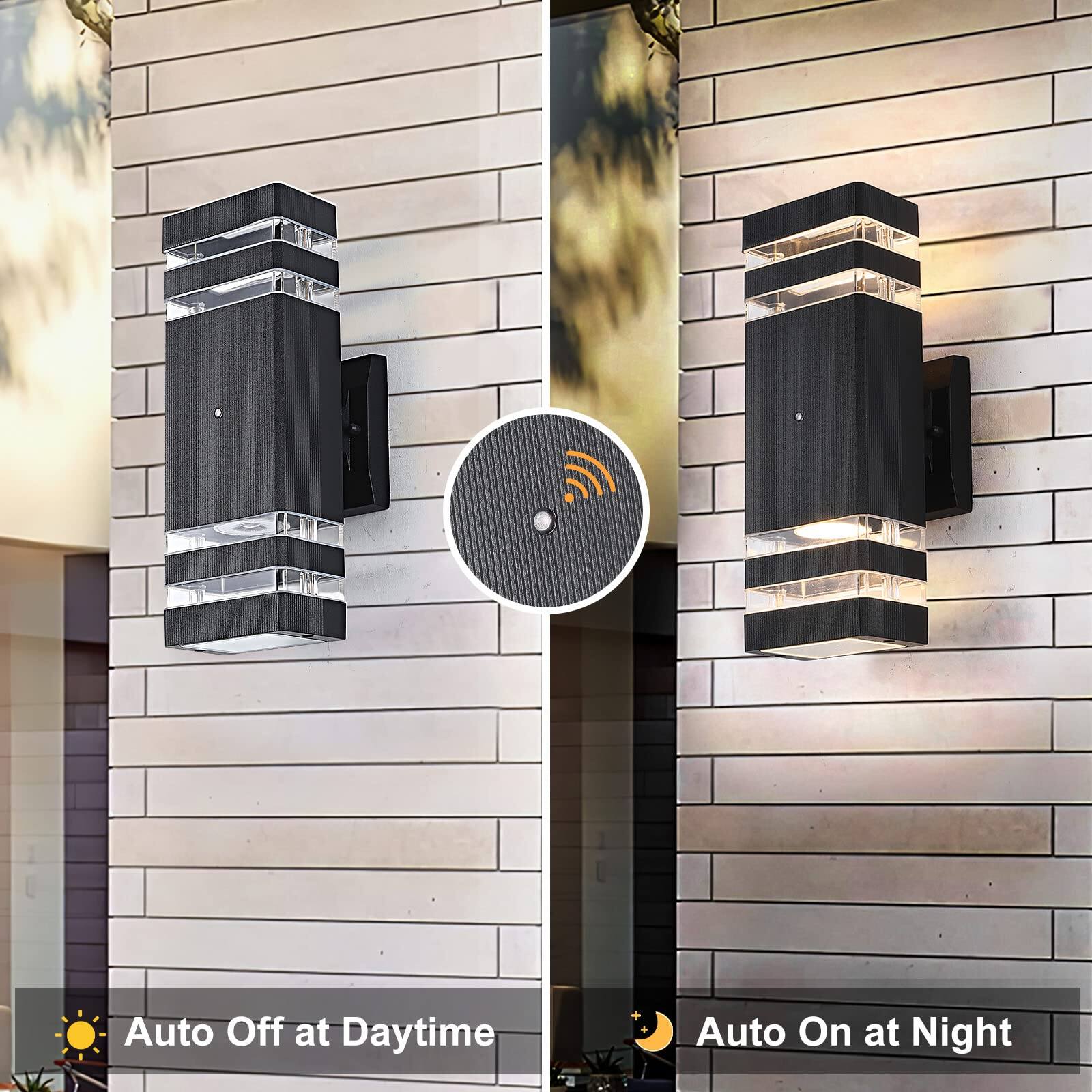 Auto Off at Daytime  
Auto On at Night