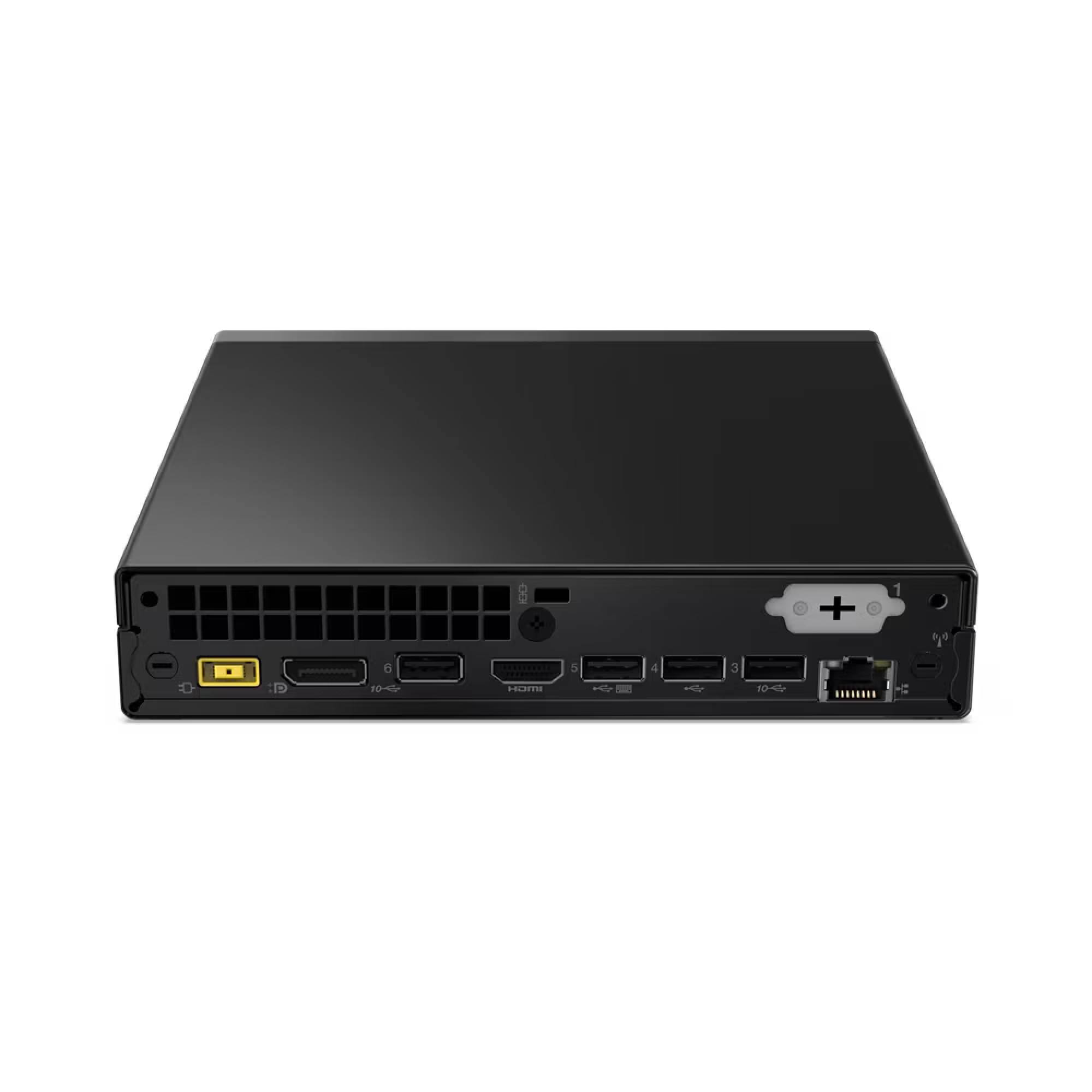 Alt View 2. Lenovo - Lenovo Thinkcentre Neo 50Q G4 Tiny PC Core i3-1215U 16GB RAM 256GB SSD W11P - Black.