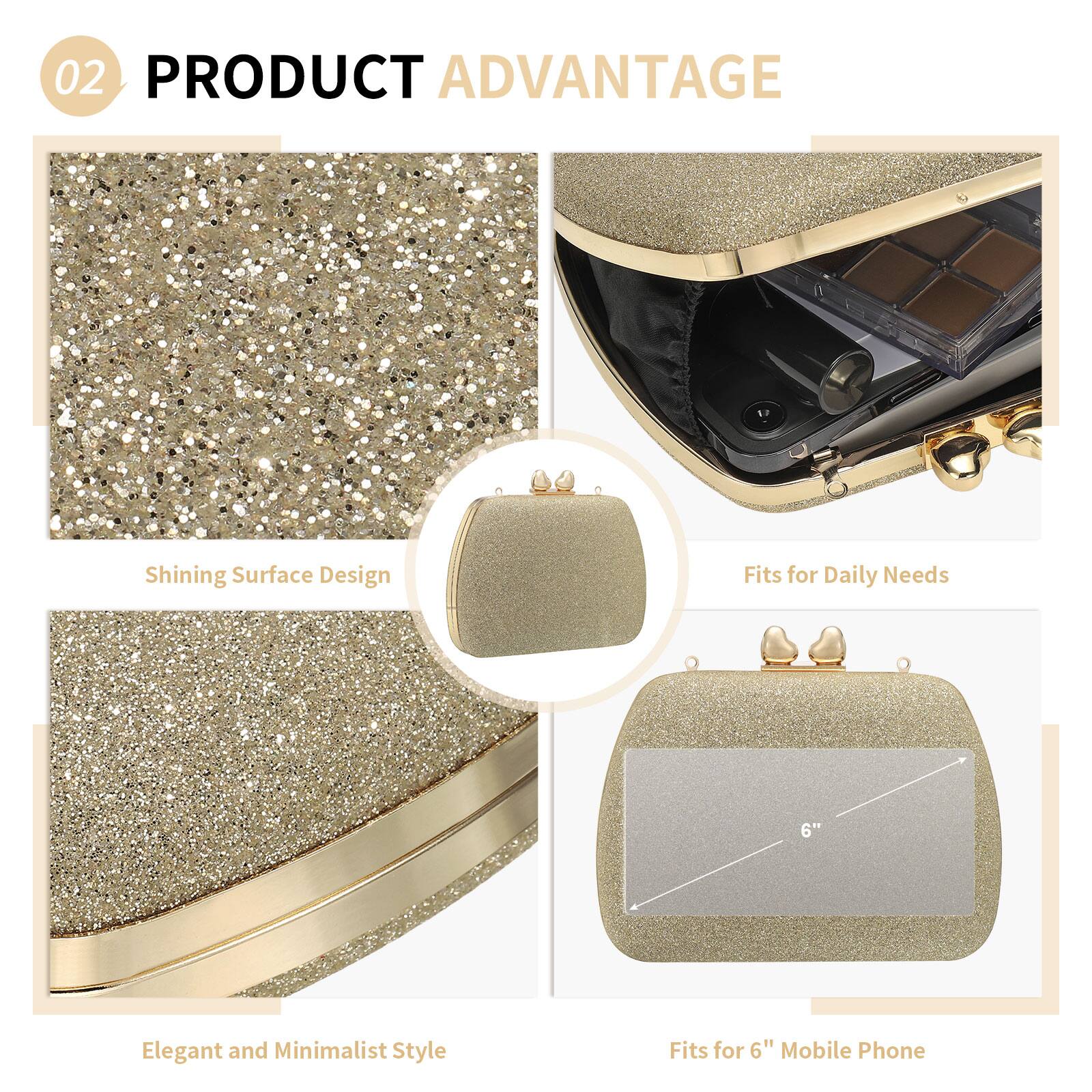 02 PRODUCT ADVANTAGE

- Shining Surface Design
- Fits for Daily Needs
- Elegant and Minimalist Style
- Fits for 6" Mobile Phone
