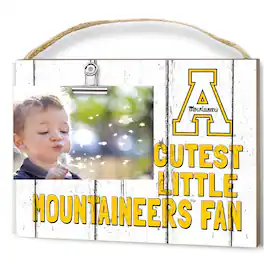 Jardine - Appalachian State Mountaineers 8'' x 10'' Cutest Little Weathered Logo Clip Photo Frame - White