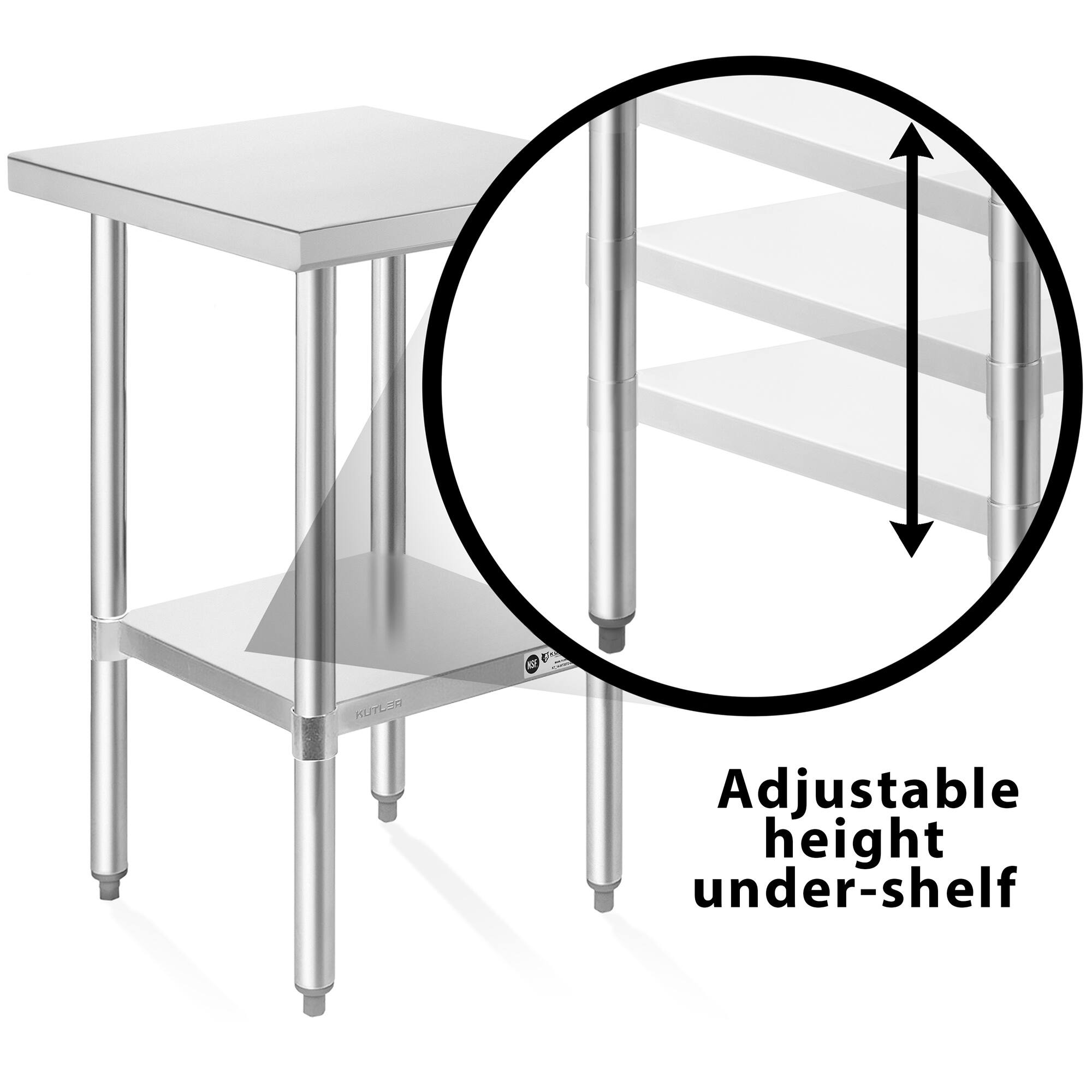 6 2 KUYLZA Adjustable height under-shelf