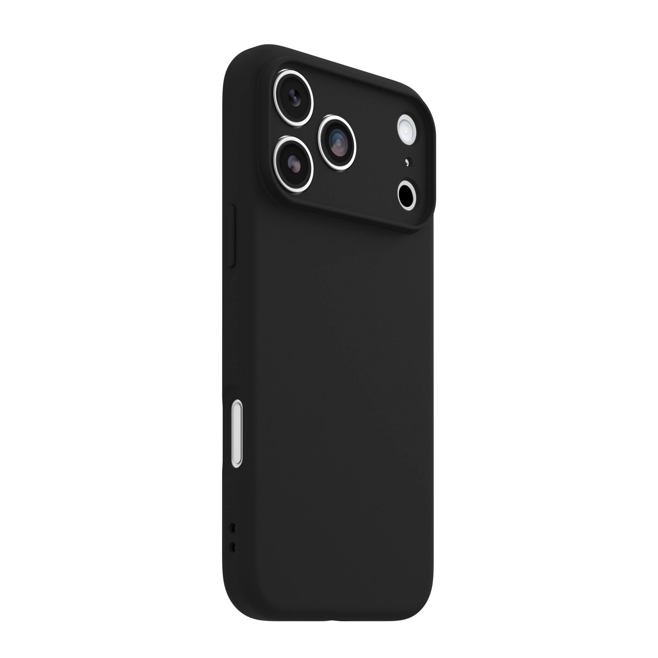Angle. OtterBox - Figura Series Hard Shell for iPhone 17 Pro Max - Black.