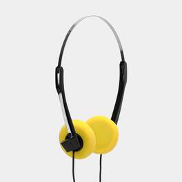 Retro Foam On-Ear Headphones by Retrospekt - Yellow