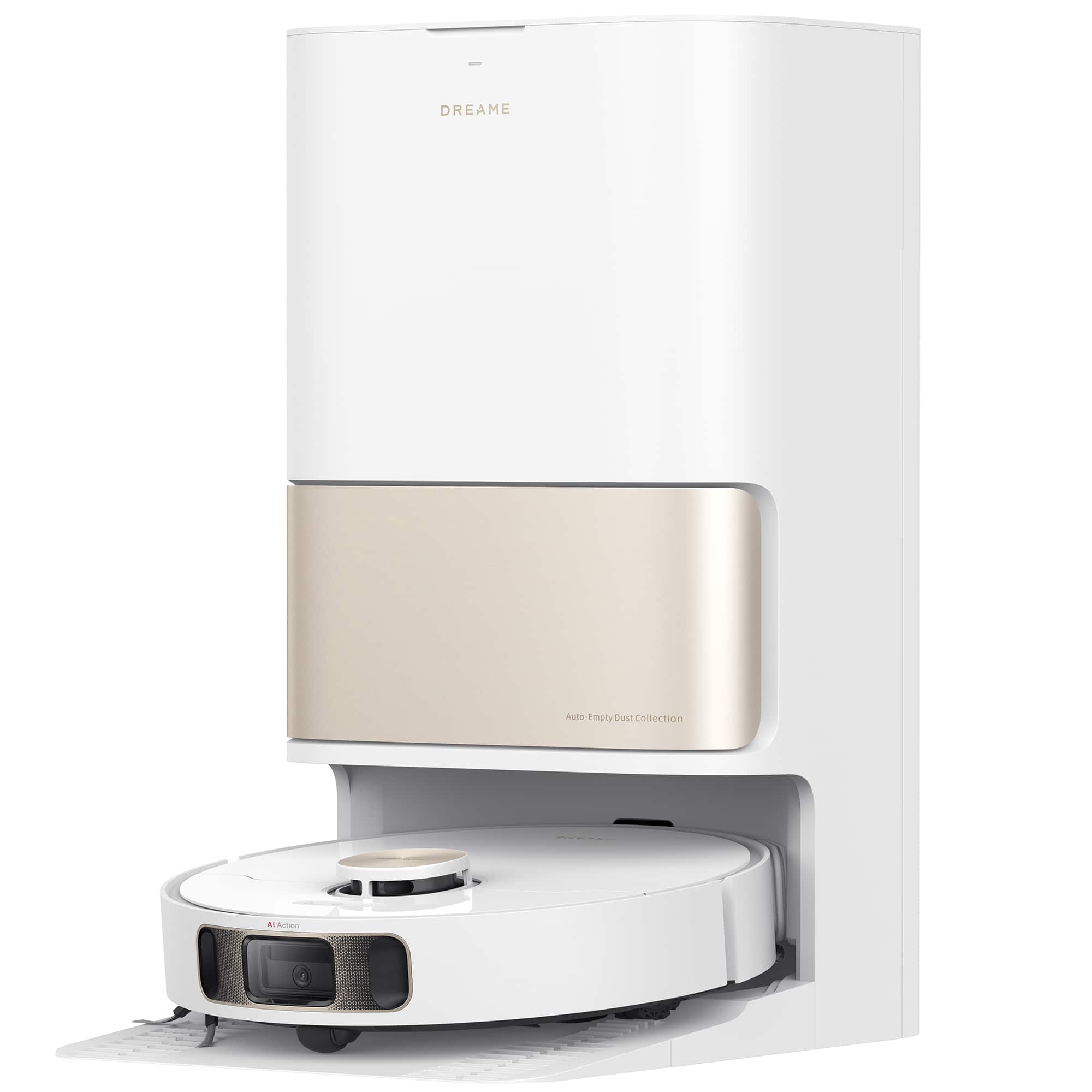 Dreame - L10s Pro Ultra Heat Robot Vacuum and Mop Combo, 7KPa Suction, 136°F Hot Water Self-Cleaning, Obstacle Avoidance - Black