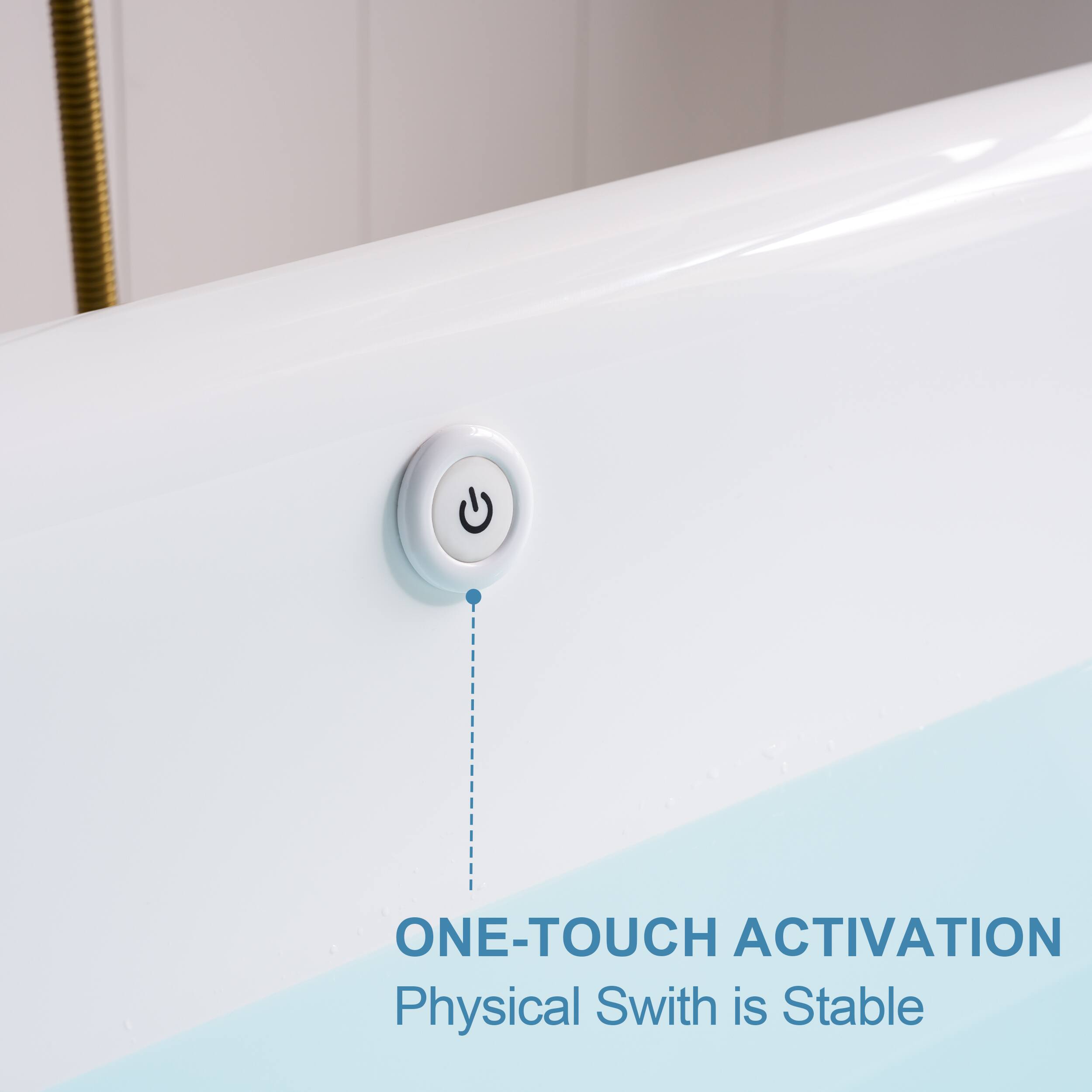 ONE-TOUCH ACTIVATION  
Physical Switch is Stable