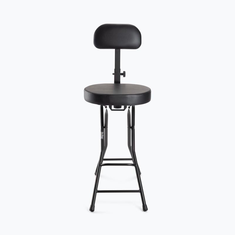 Angle. On Stage Stands - On-Stage Guitar Stool (DT8000) - Black.