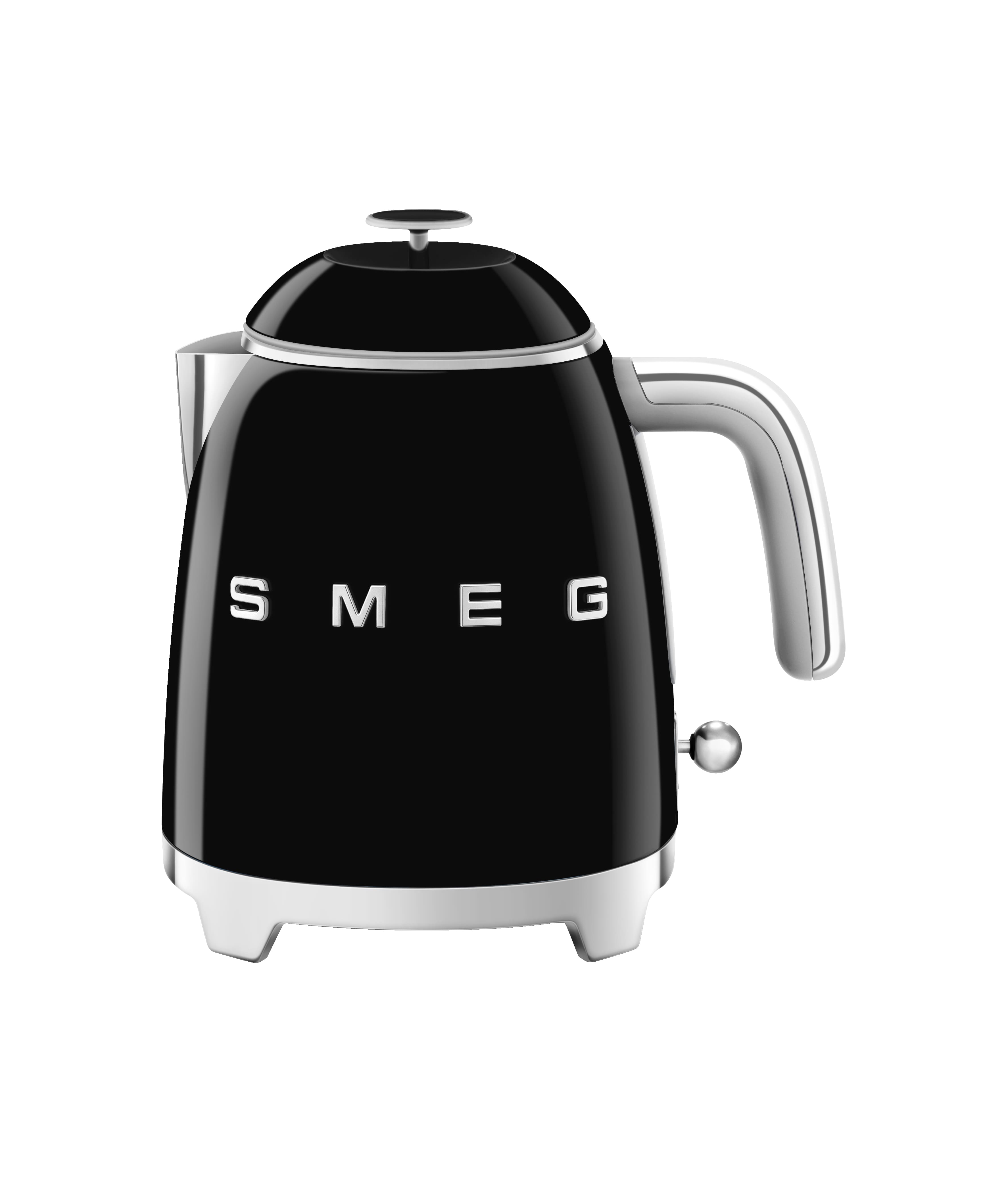 Front. SMEG - KLF05 3.5-cup Electric Mini Kettle - Black.