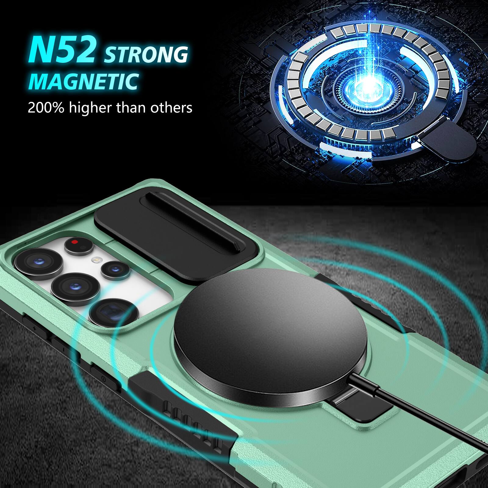 N52 STRONG MAGNETIC  
200% higher than others