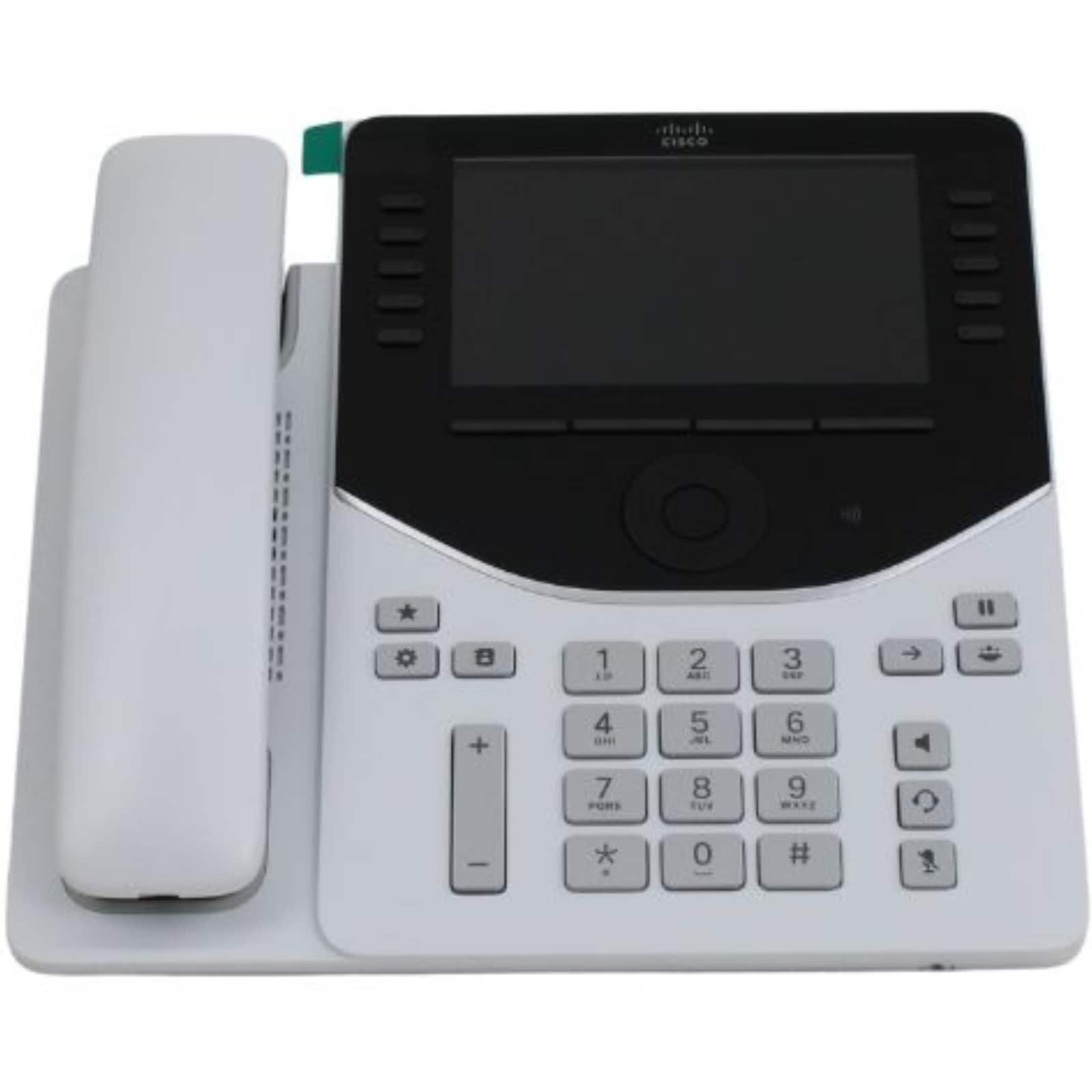 Cisco - 9861 Business VoIP IP Desk Phone DP-9861-K9 SIP 5in Color LCD 800x480 Wi-Fi Bluetooth Gigabit PoE - First Light