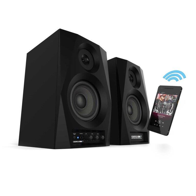 Alt View 3. Reloop - Reloop AMS-DSM-3-BT Smart Desktop Monitor System with Wireless Input - "NA".