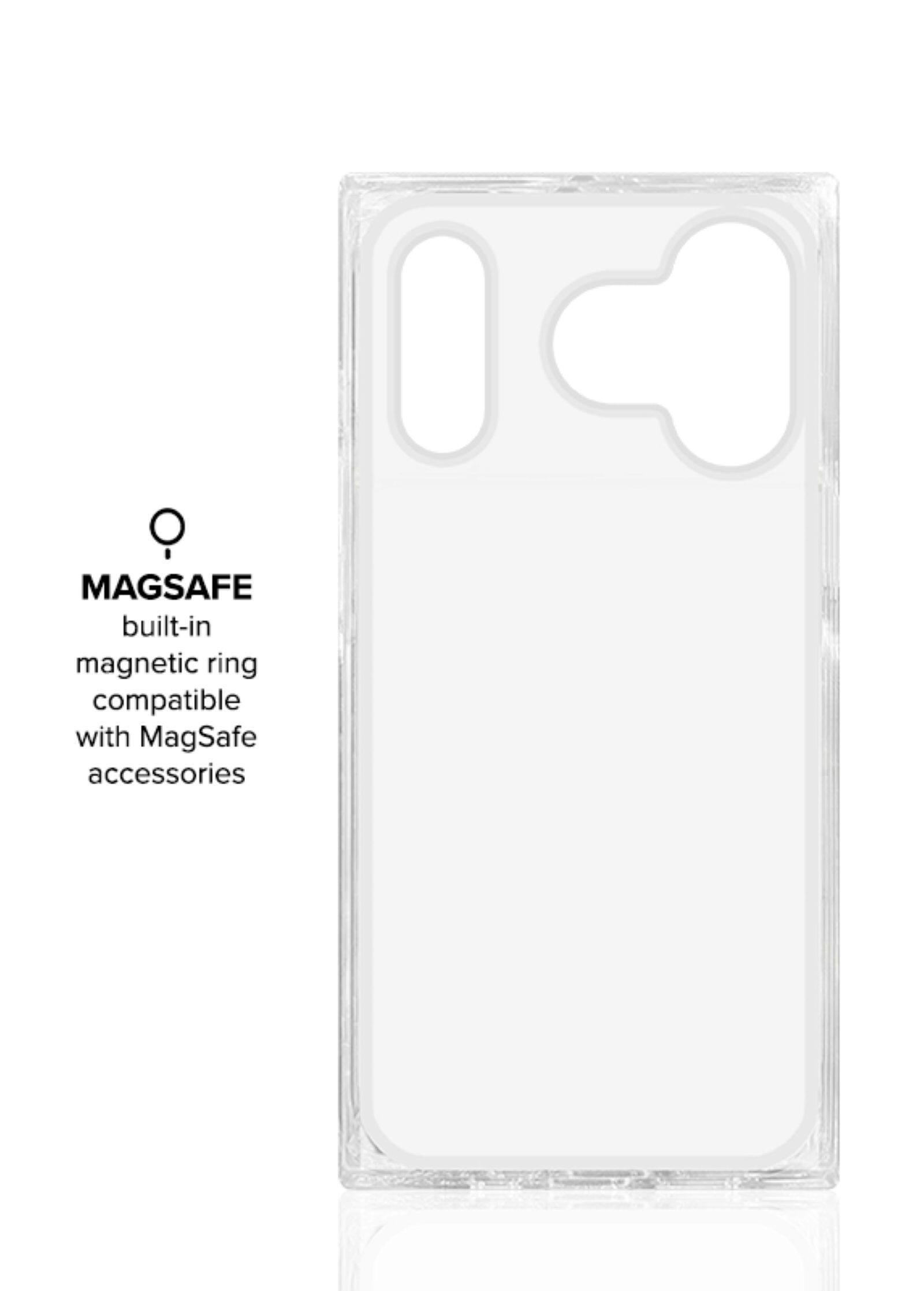 MAGSAFE  
built-in magnetic ring compatible with MagSafe accessories