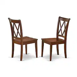 East West Furniture - Dining Room Set Mahogany - Brown