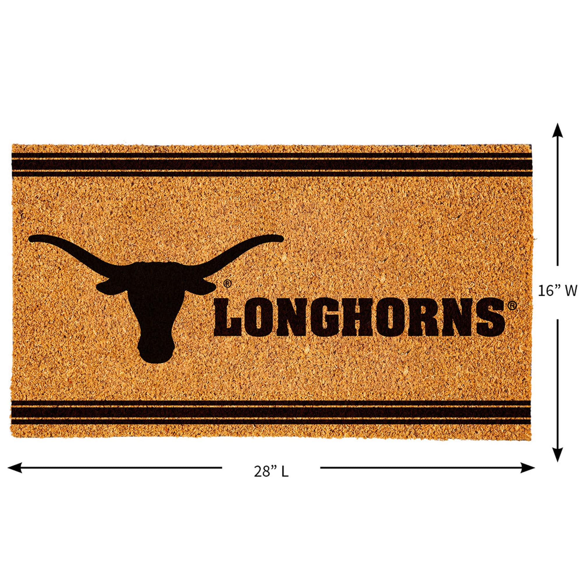 16" W x 28" L LONGHORNS