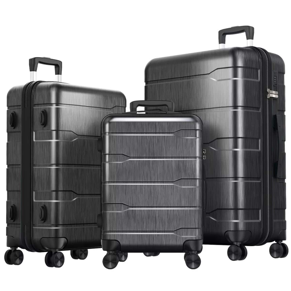 サイズ3 SUBLIG 3-PACK S/S multi Amazon.com: 3 Piece 20/24/28 Inch Expandable Luggage Set, 20
