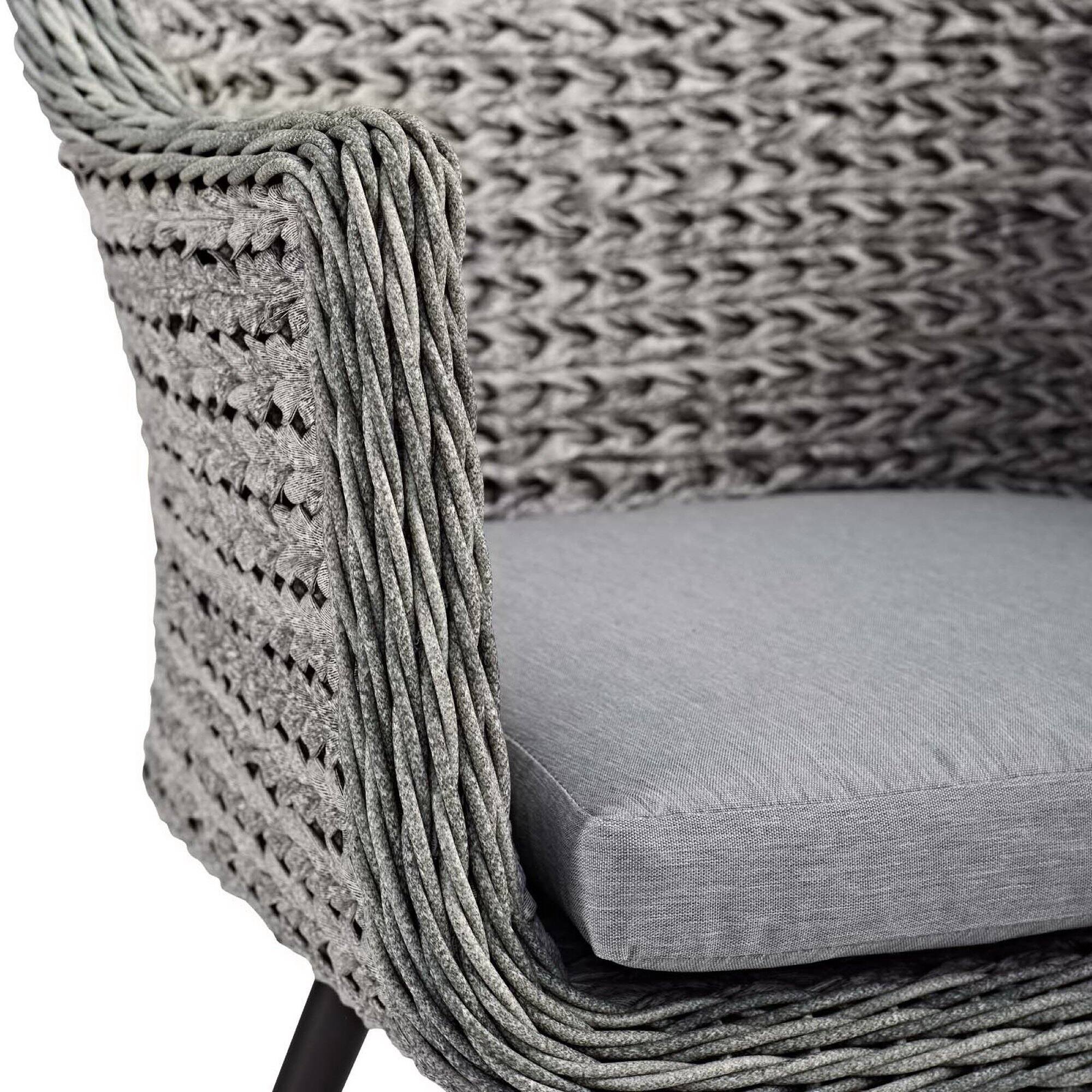Alt View 2. Modway - Endeavor Outdoor Patio Wicker Rattan Dining Armchair by Modway - Gray Gray.
