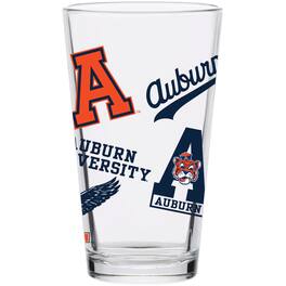 Indigo Falls - Auburn Tigers 16oz. Medley Vintage Pint Glass - Multicolor