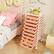 Alt View 4. Costway - Costway 10 Drawer Rolling Storage Cart Scrapbook Paper Office School Organizer Skin - Skin Pink.