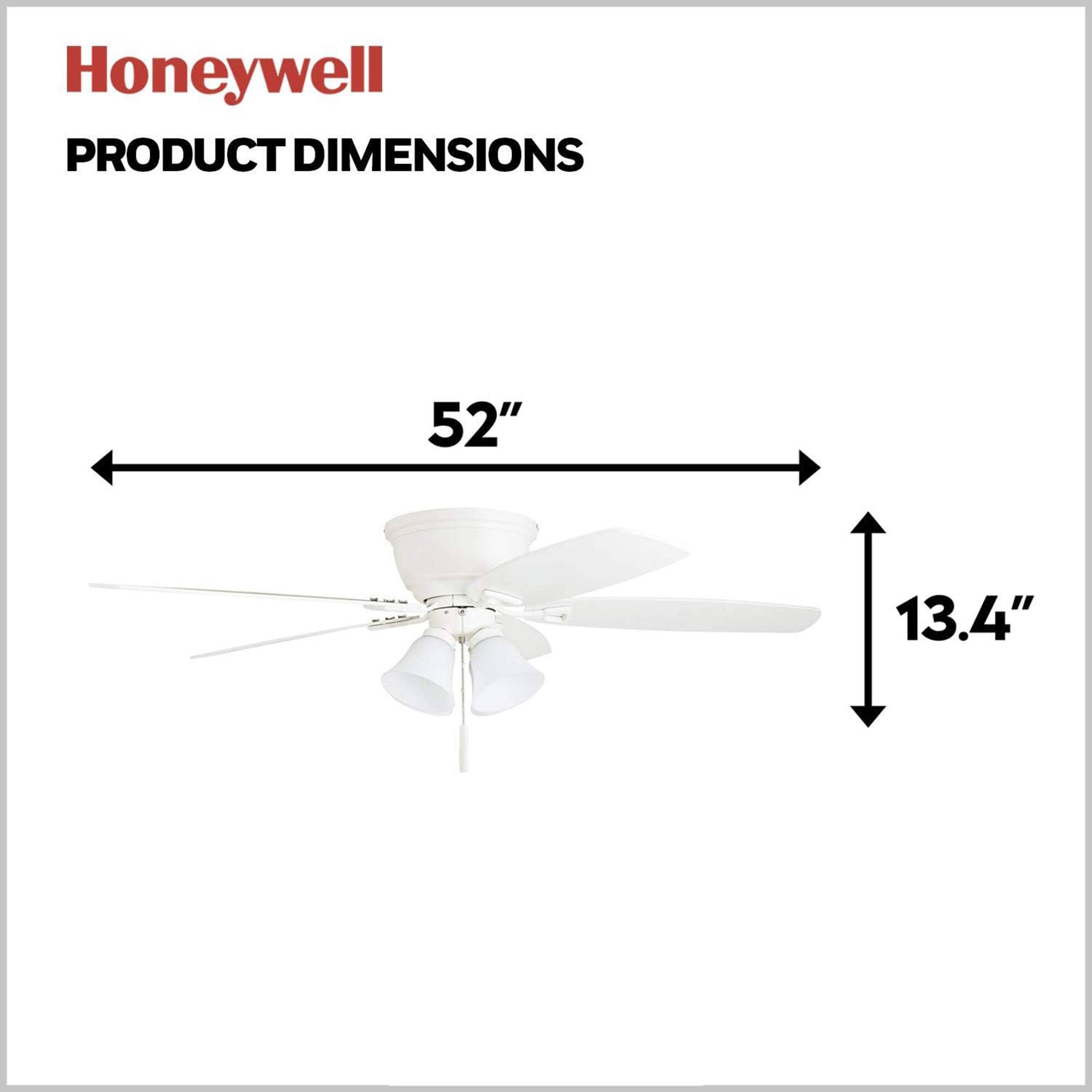 Honeywell  
PRODUCT DIMENSIONS  
52" x 13.4"