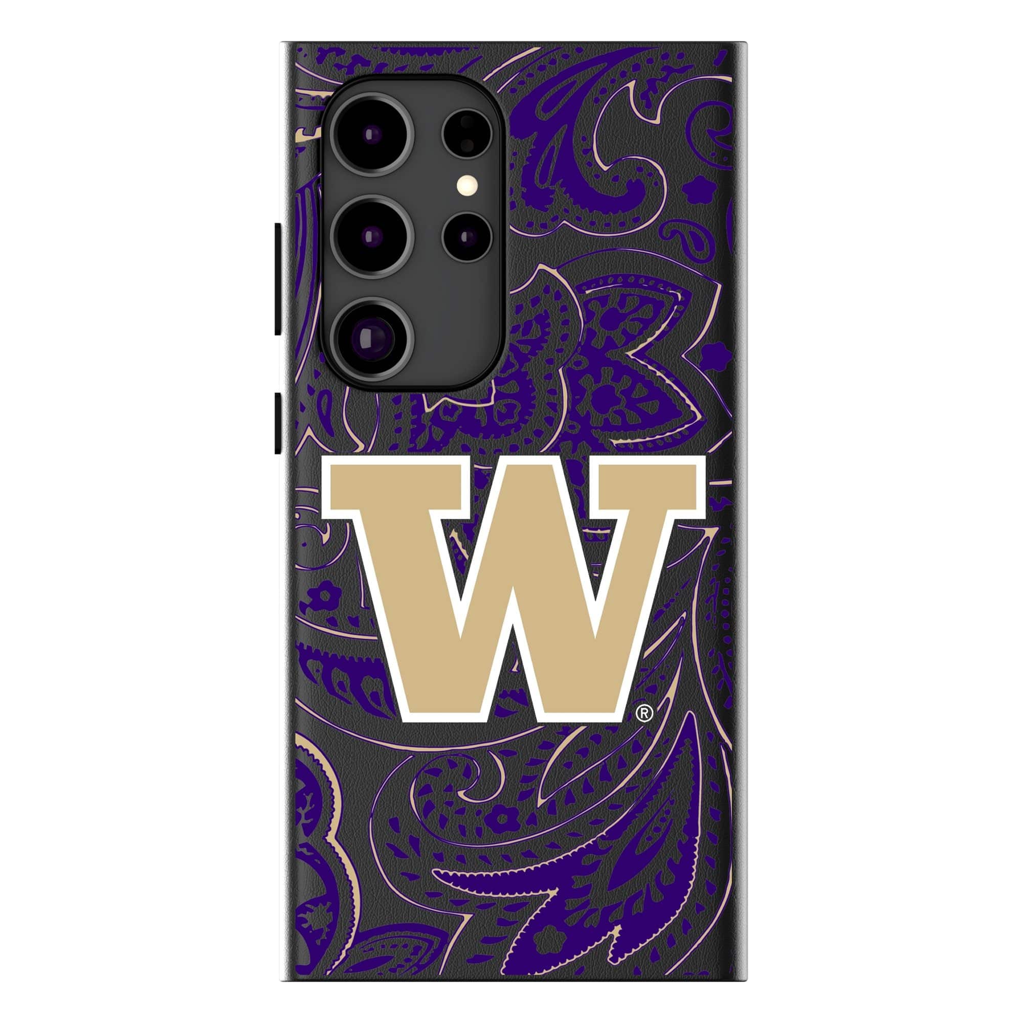 Keyscaper - NCAA - Washington Huskies Paisley Galaxy Magnetic Bump Case - S24 - Black price history on PriceWatchPro