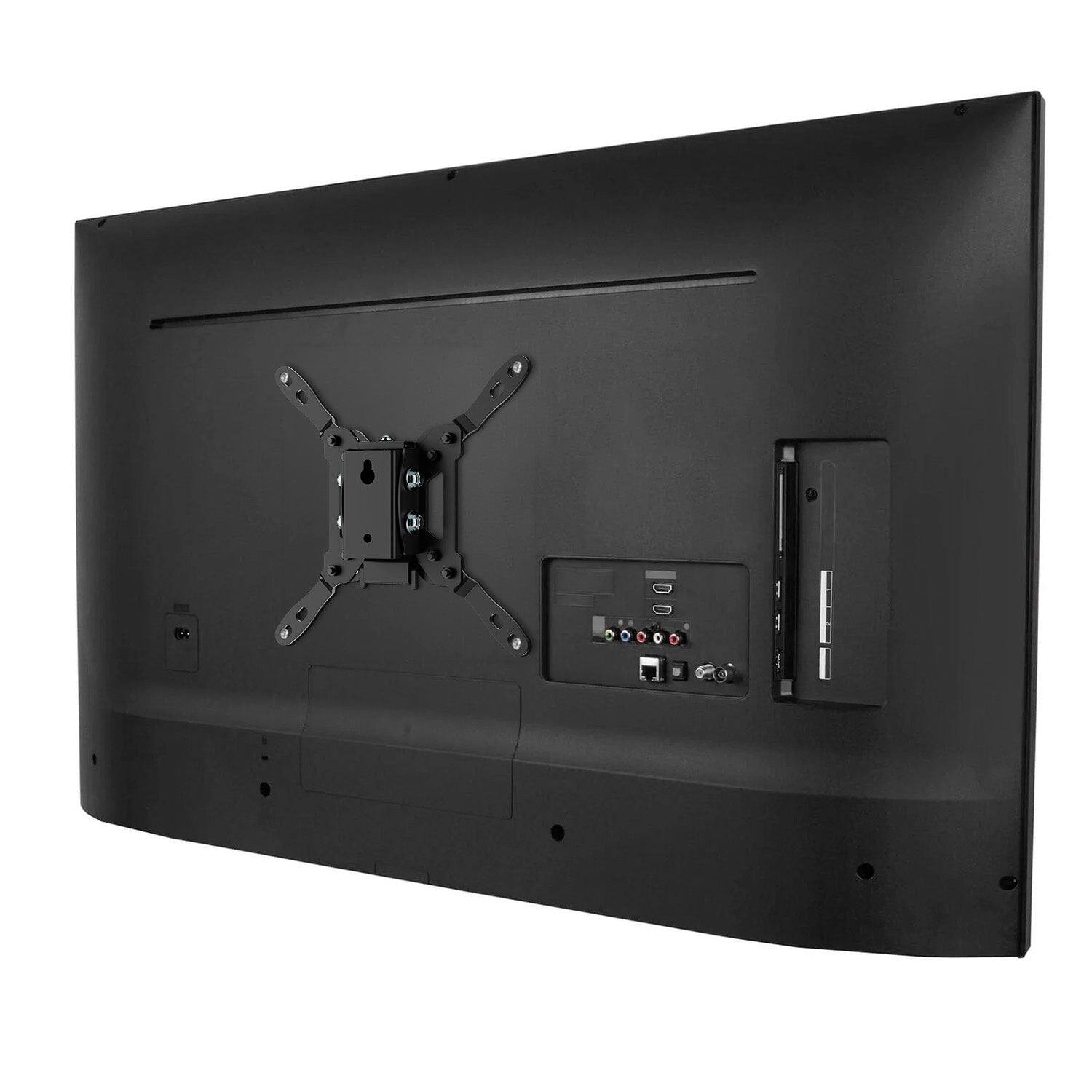 Alt View 5. Mount-It! - Low Profile Tilt TV Wall Mount for 13–50 Inch TVs, Adjustable Tilt, 44 lb Capacity - Black.