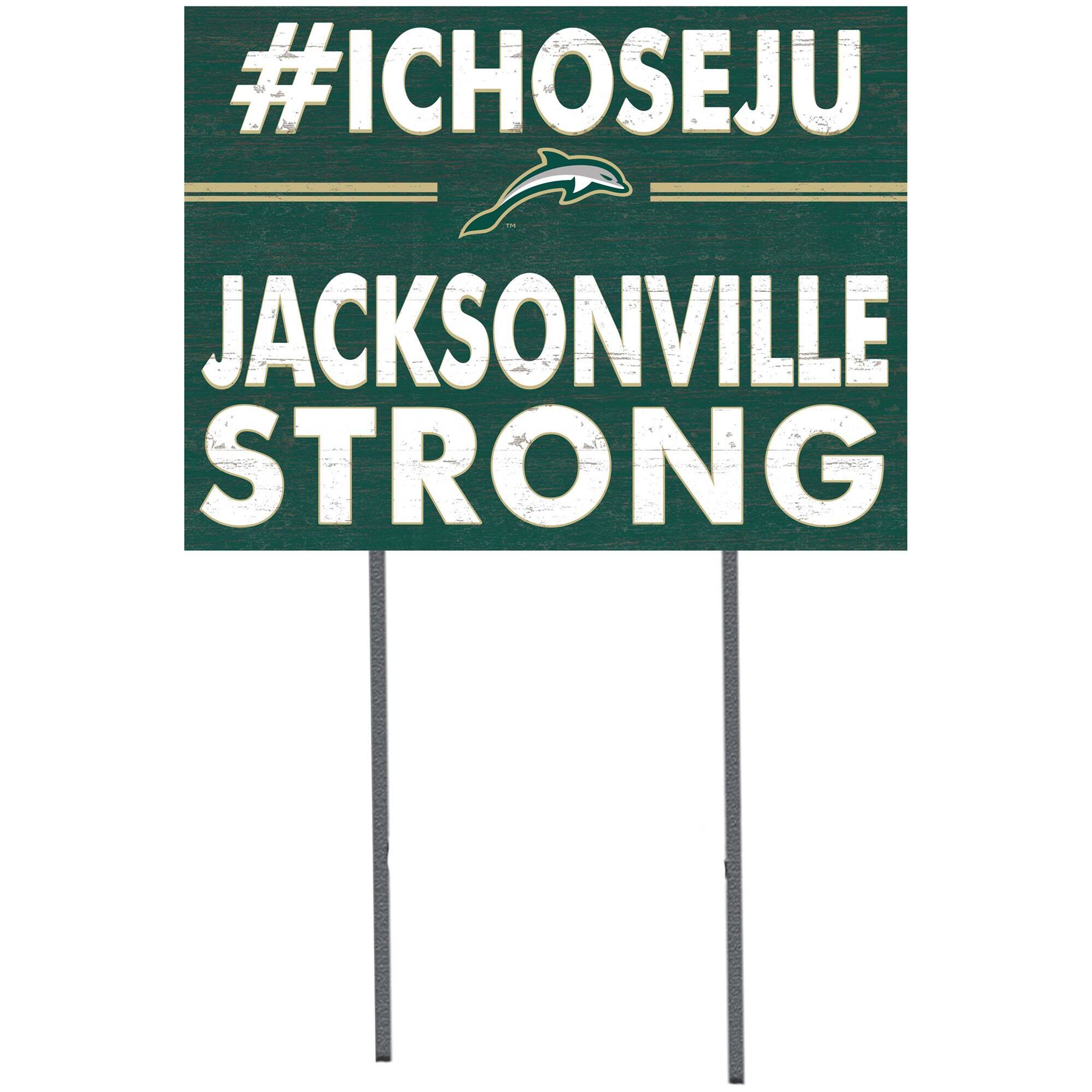 JU Dolphins 18" x 24" Yard Sign
