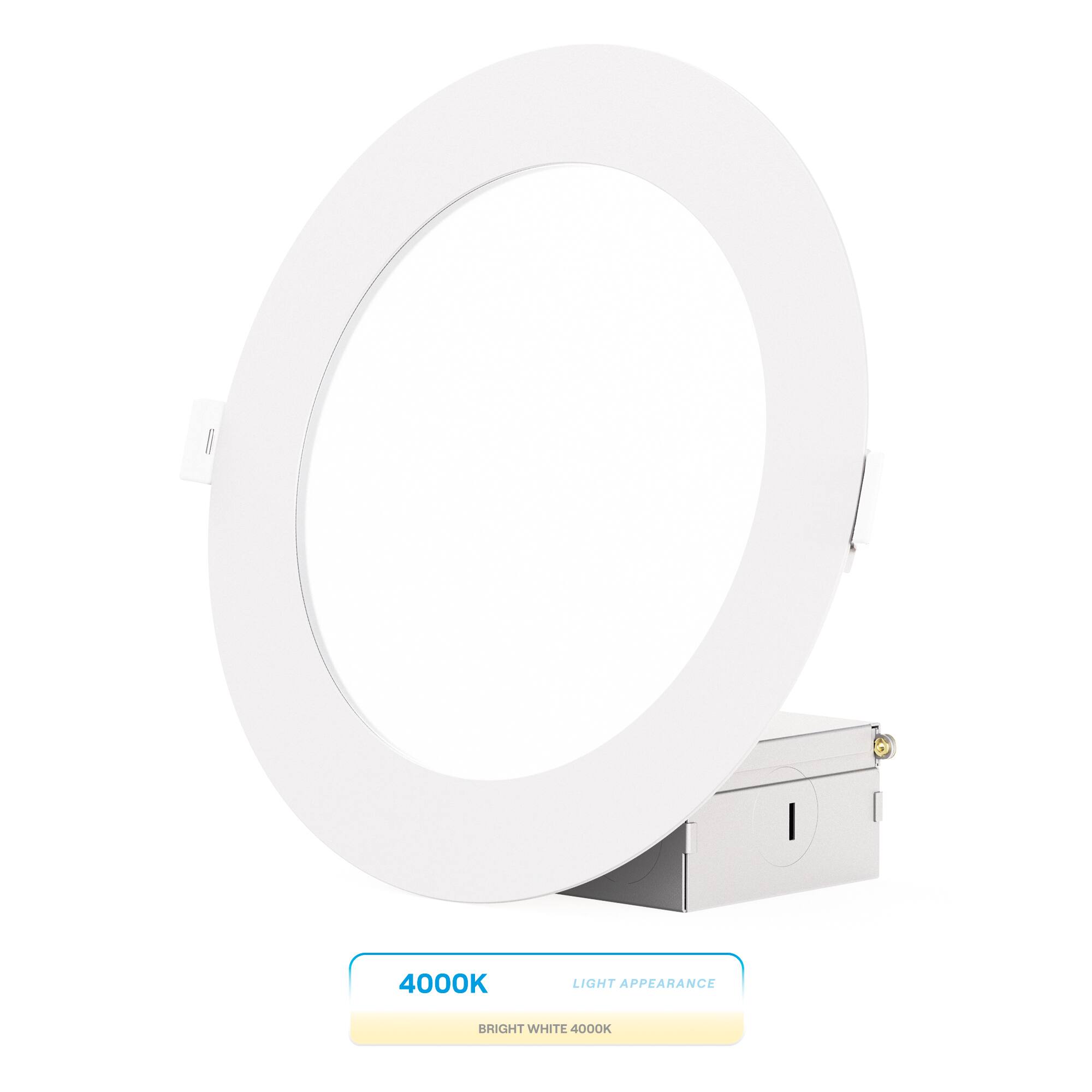 Infibrite - 6 In. Ultra-Thin Recessed LED Downlight 12W 1050LM Adjustable Wet Rated, Triac Dimmable 12-Pack - White price history on PriceWatchPro