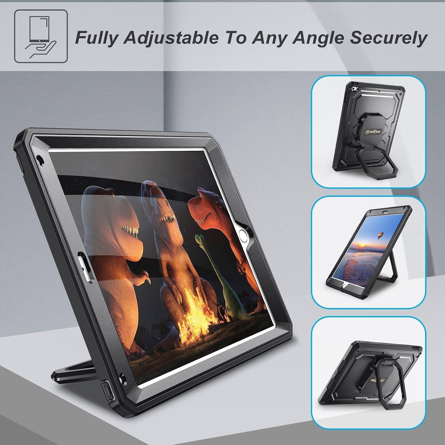 Fully Adjustable To Any Angle Securely