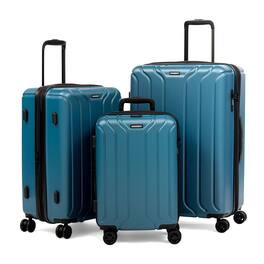 Nonstop - New York 3 Piece Set (20" 24" 28") 4-Wheel Luggage Set + 3 packing cubes - Teal