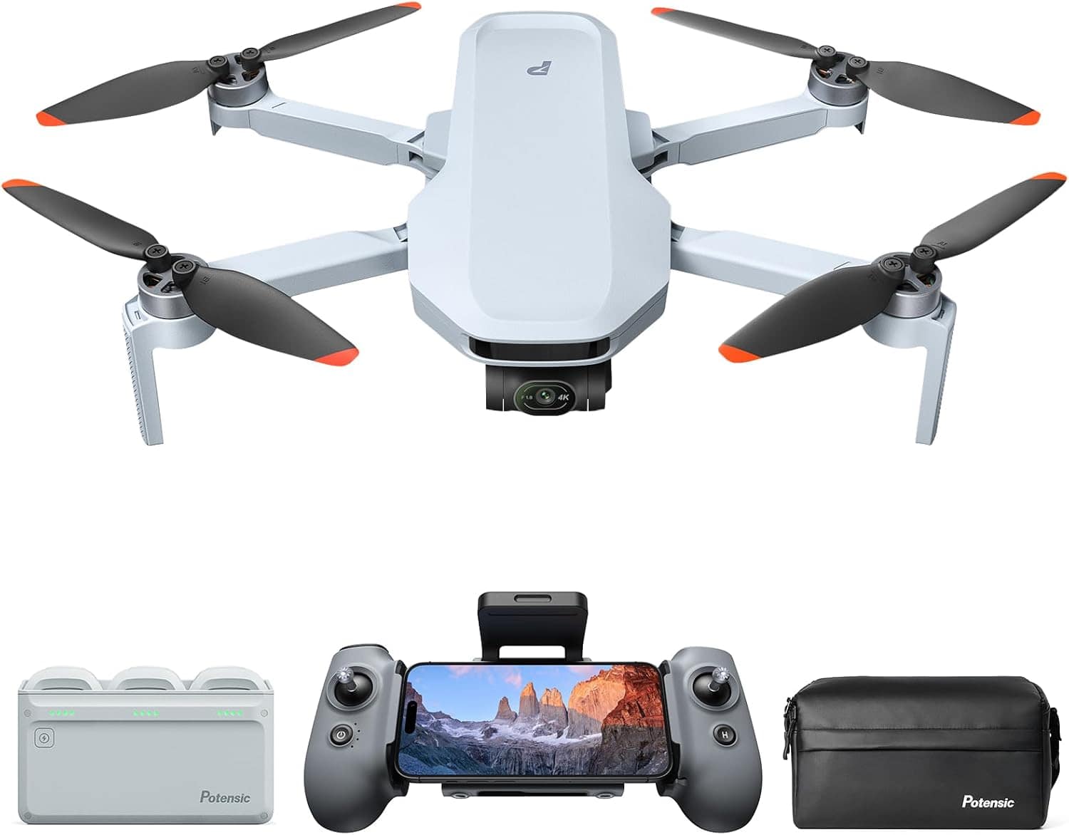Potensic - ATOM 2 Drone with Camera for Adults 4K Video, 8K Photo, Under 249g, 3-Axis Gimbal, 10KM Transmission, AI Track, price history on PriceWatchPro