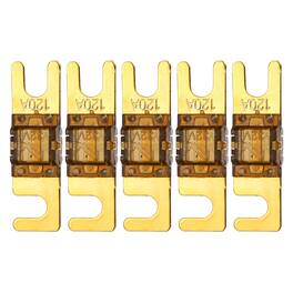 Unique Bargains - 5pcs 70A 32V Mini ANL Fuse Blade Type for Automotive Marine Audio Video System Electrical Protection - Brown