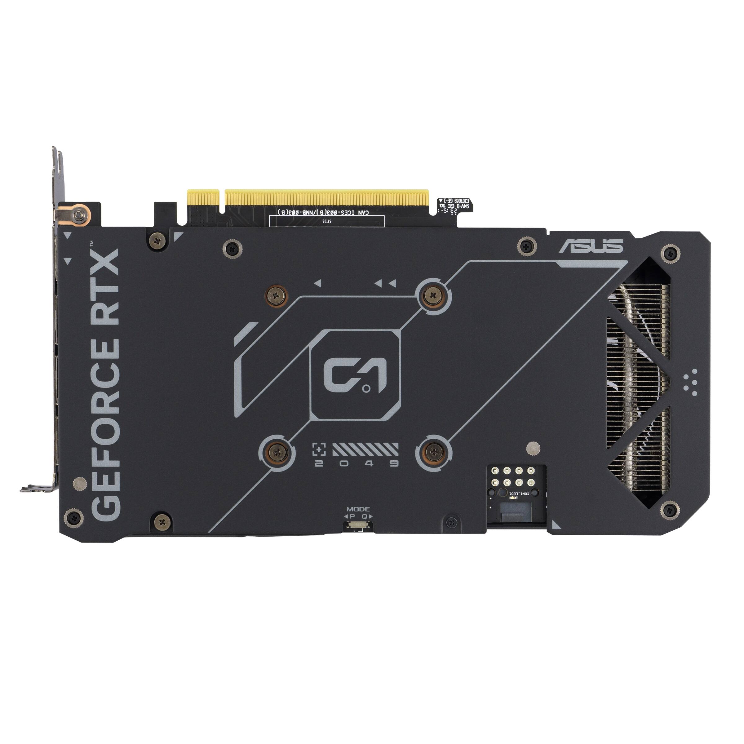 Alt View 18. ASUS - NVIDIA GeForce RTX 4060 Overclock 8GB GDDR6 PCI Express 4.0 Graphics Card - Black.