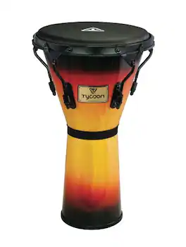 Tycoon Percussion - Djembe Stand, Standard Size to Fit Most Djembes, Powder-Coated Stainless Steel Construction, Height Adjustable