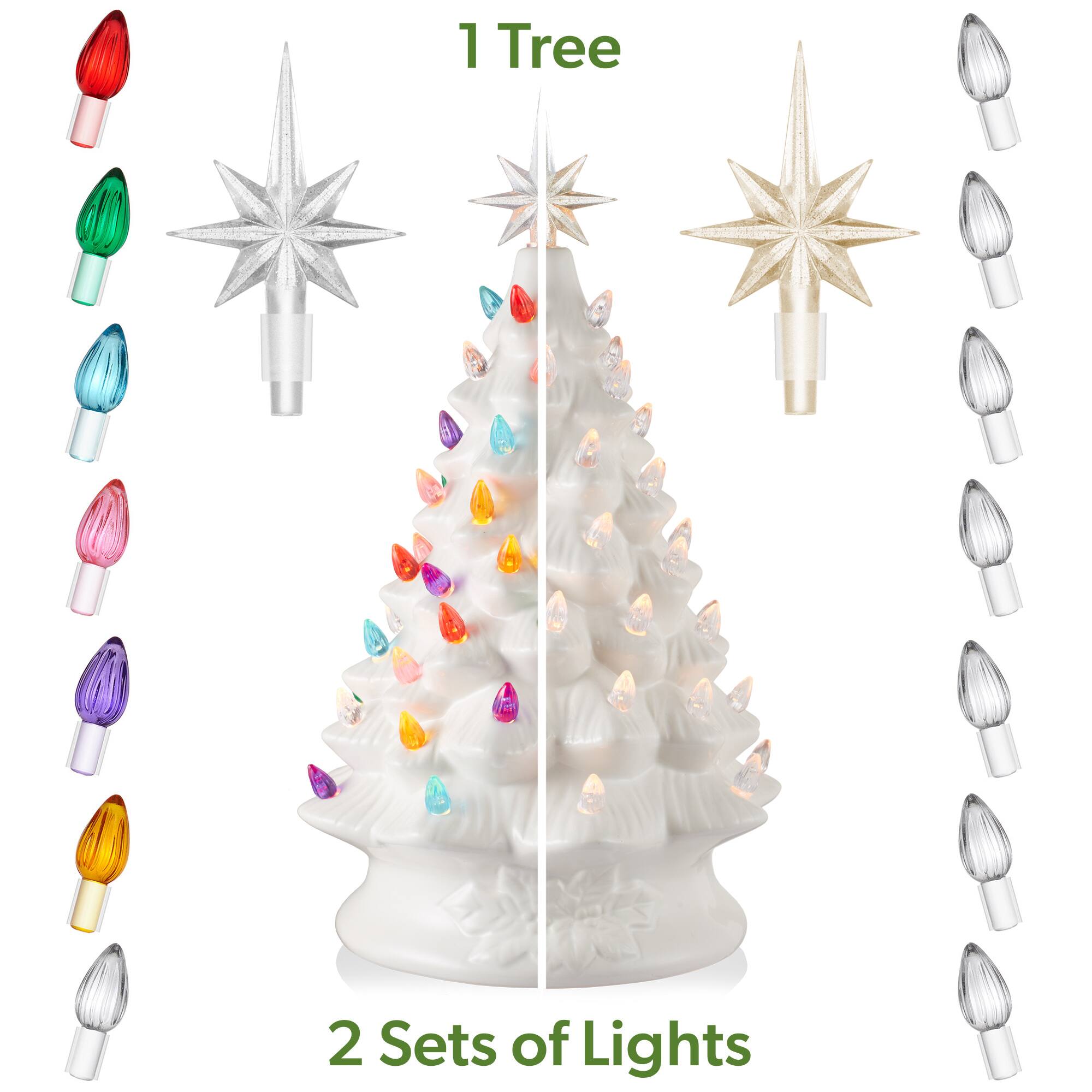 1 Tree  
2 Sets of Lights