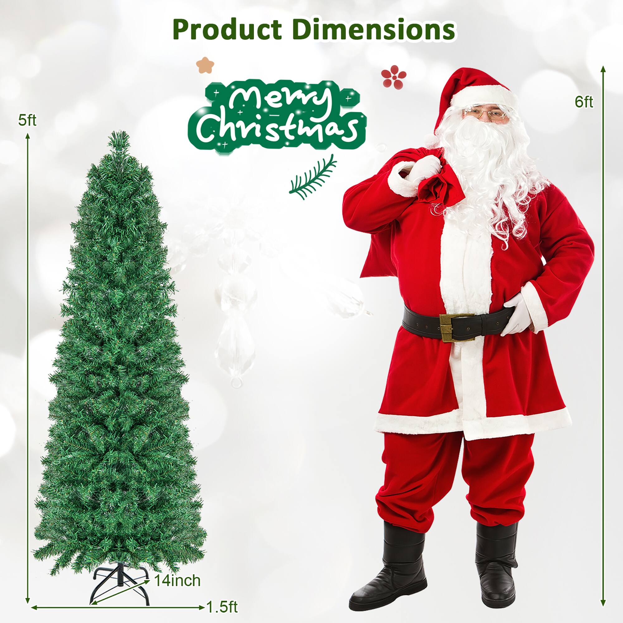 Product Dimensions

Merry Christmas

5ft

6ft

14inch

1.5ft