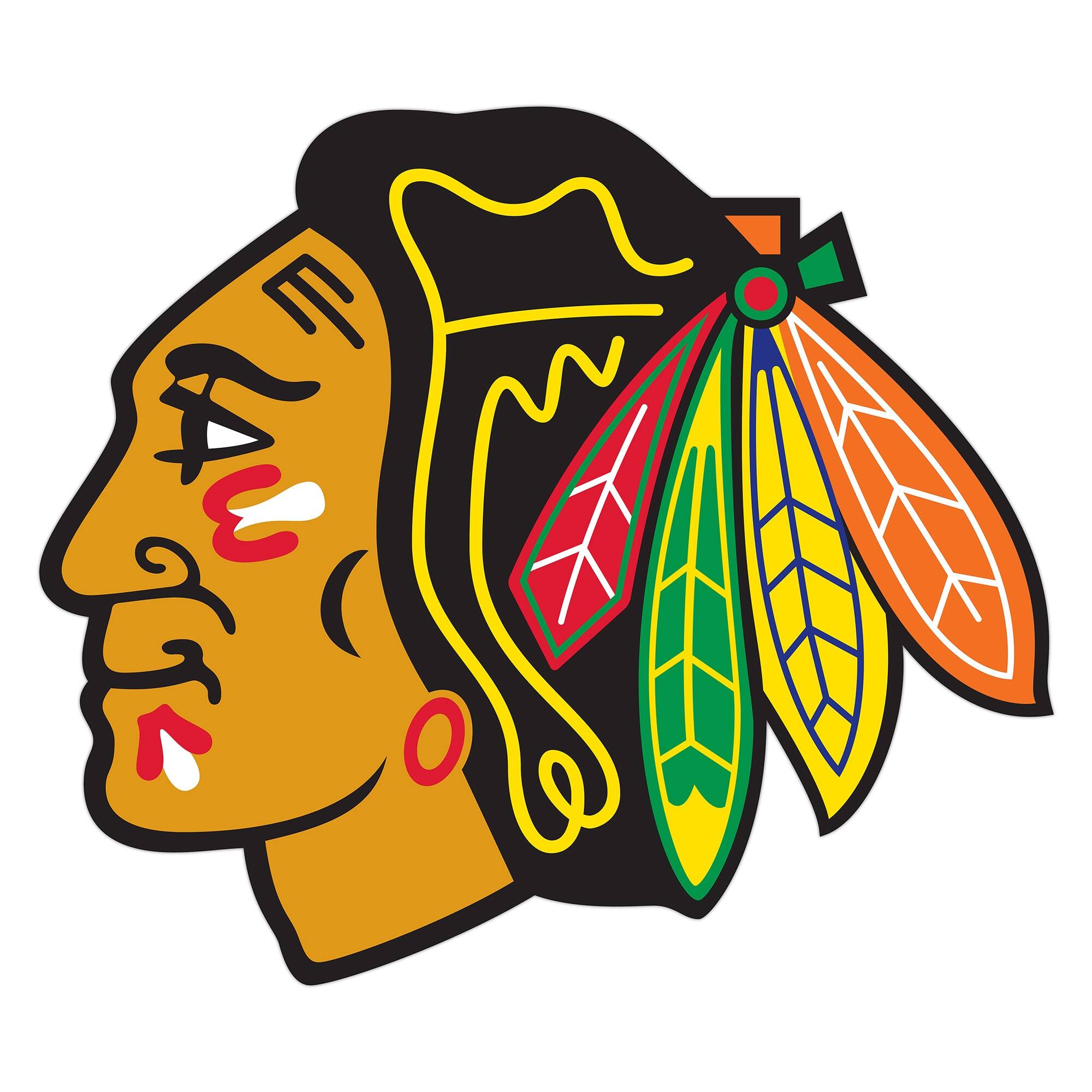 Chicago Blackhawks 24" Logo Cutout Sign