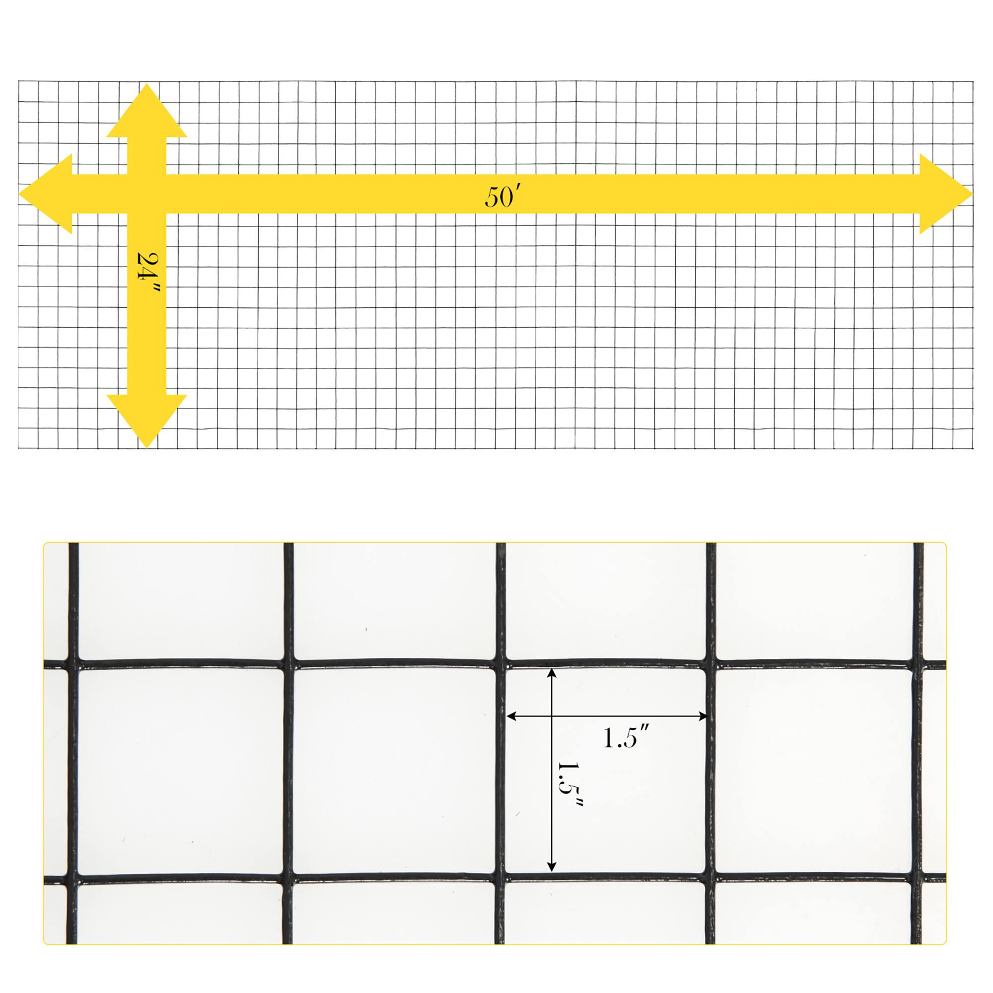 The text on the image reads: "50' 24" 1.5" 1.5"."