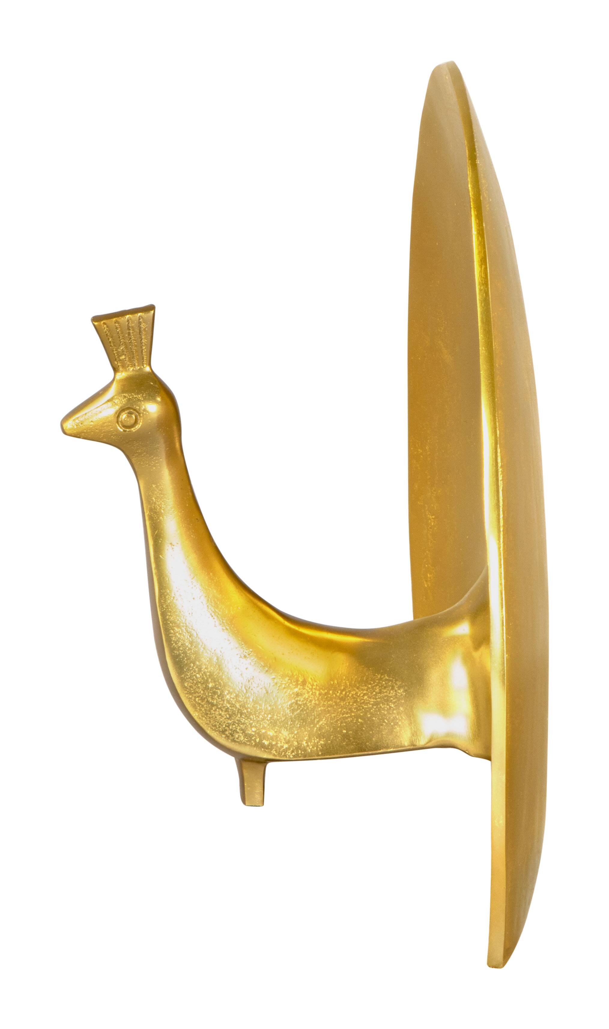 Angle. Hivvago - Fan Table Art Gold - Gold.