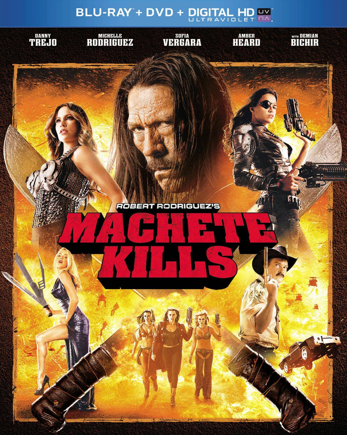 Front. Machete Kills (Blu-ray + DVD) [Blu-ray].
