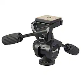 Slik - SH-807E Heavy-Duty 3-Way Pan Tripod Head with Quick Release
