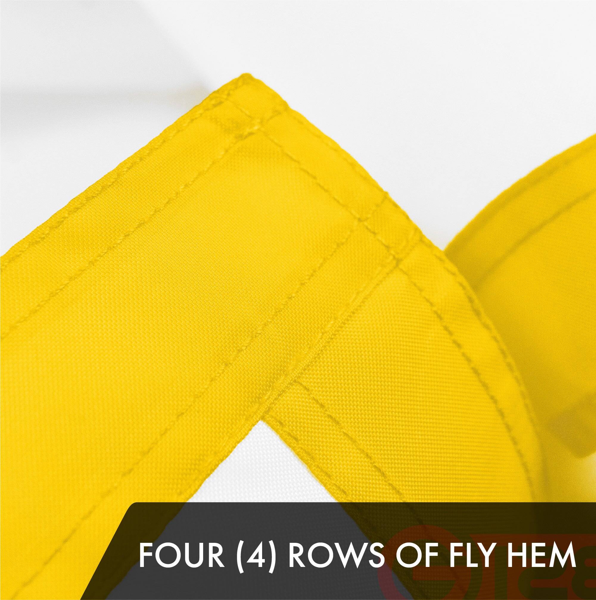 FOUR (4) ROWS OF FLY HEM