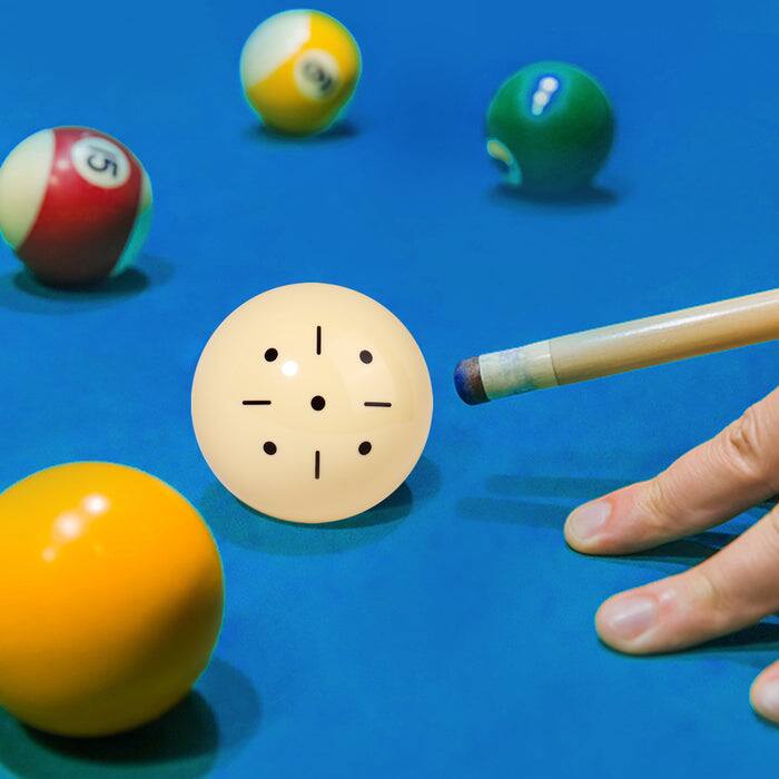 Alt View 3. GSE Games & Sports Expert - 2 1/4-Inch 6 Green Dot & Black Dot Training Cue Ball, AAA-Grade PRO Cup Billiard Cue Ball - Black/Green.