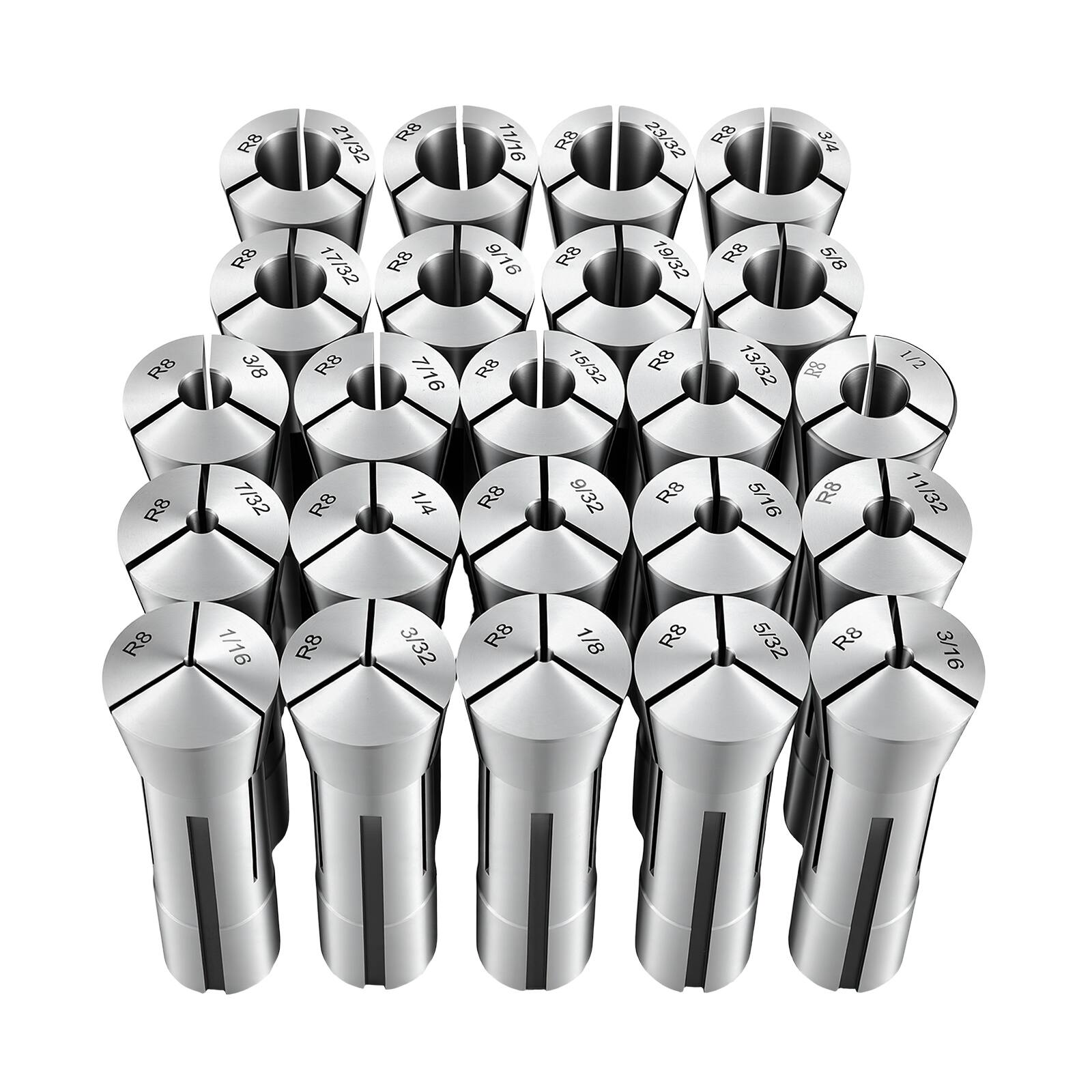 VEVOR R8 Collet Set 1/16