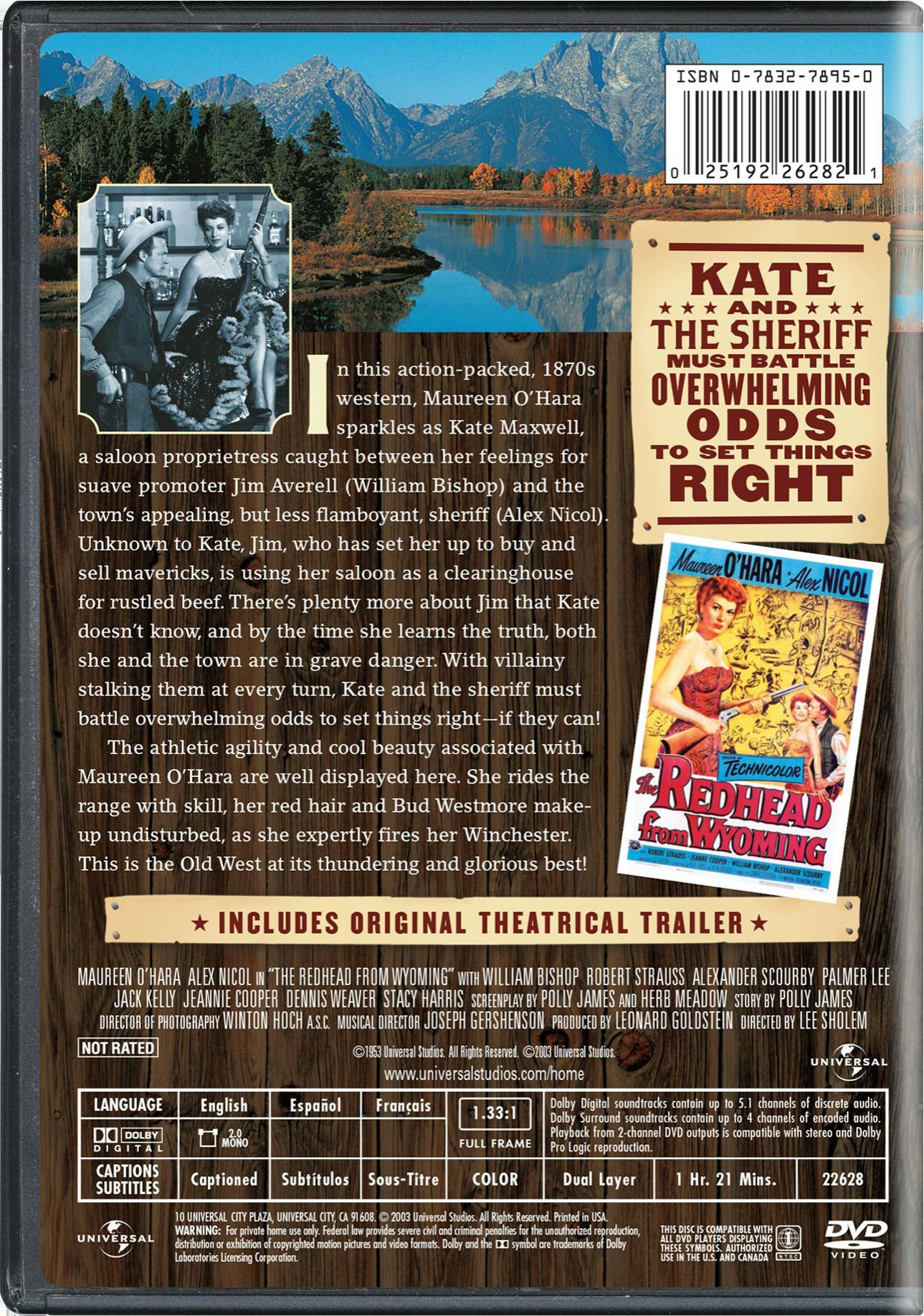 Angle. The Redhead from Wyoming [DVD].